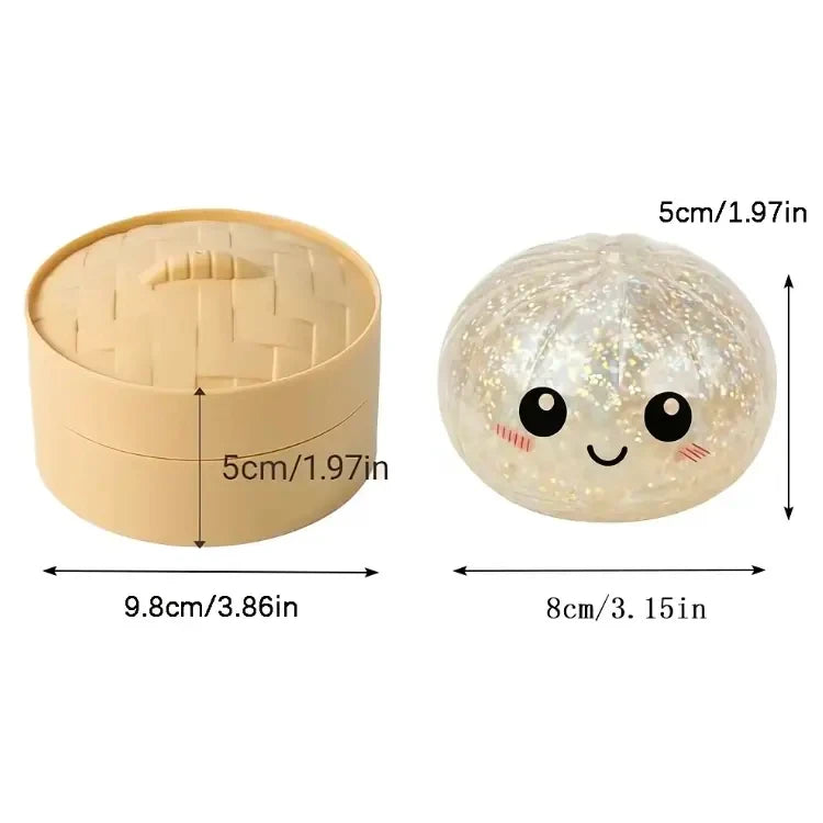 Kawaii Dumpling Decompression Squishy