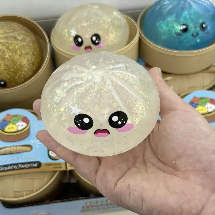 Kawaii Dumpling Decompression Squishy