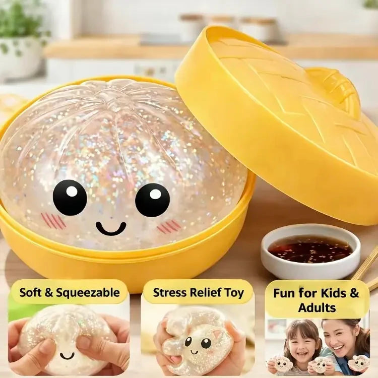 Kawaii Dumpling Decompression Squishy