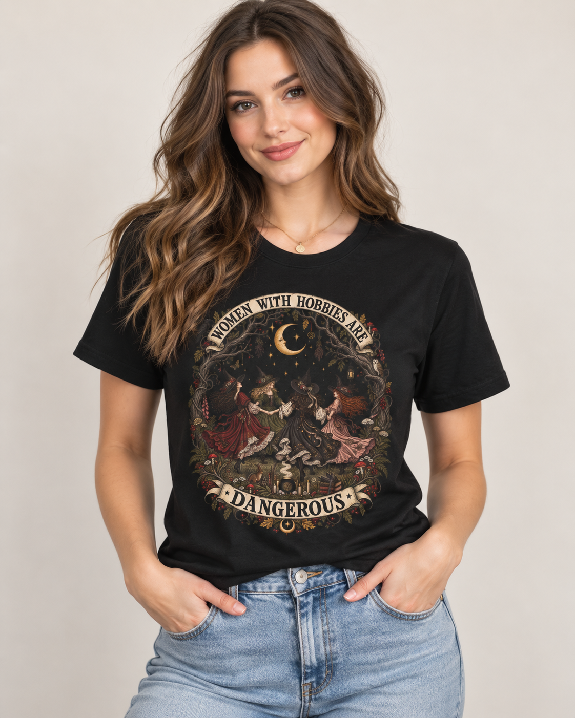 Dangerous Hobbies Witchy Tee
