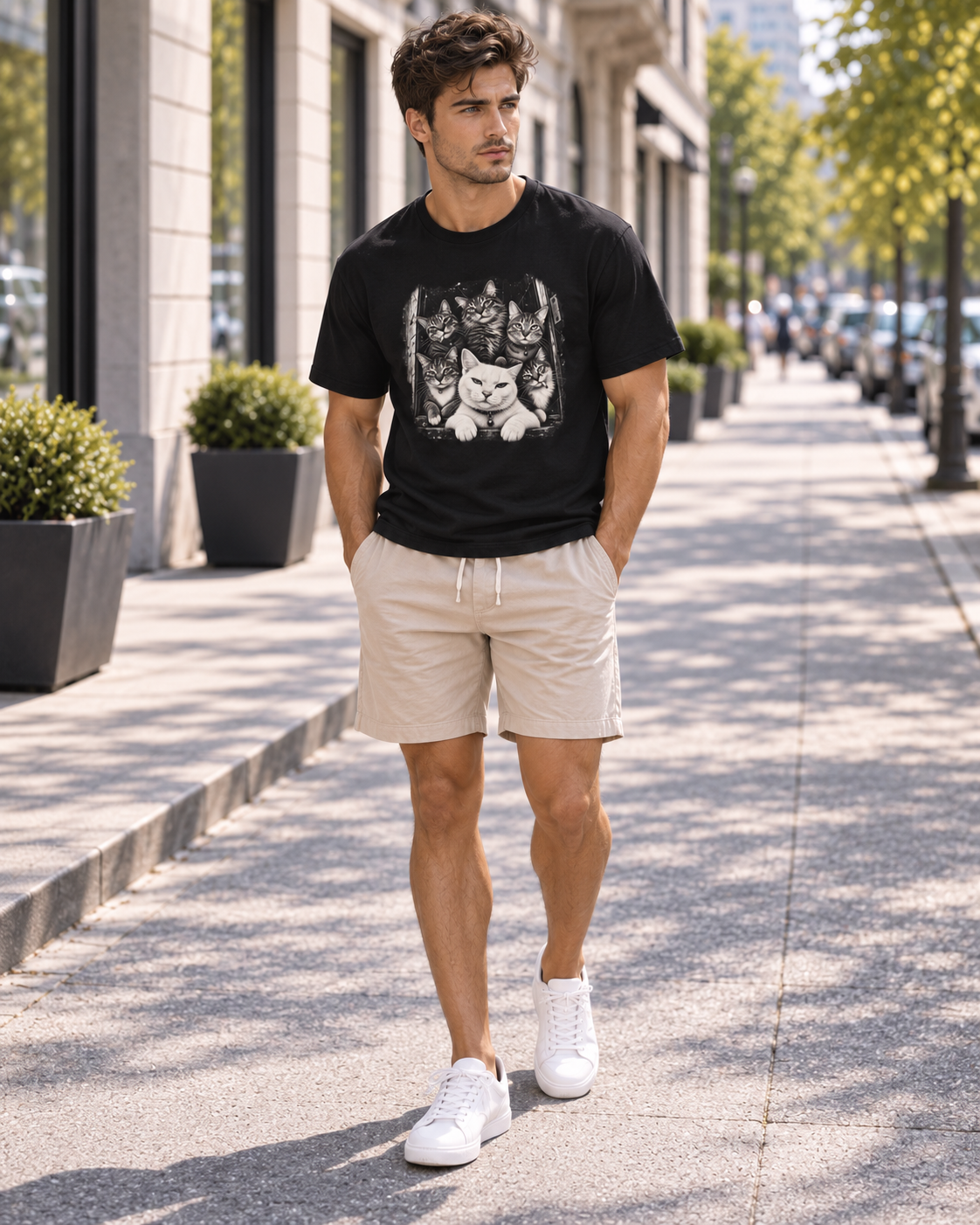 Catty Bunch Men's Graphic Tee