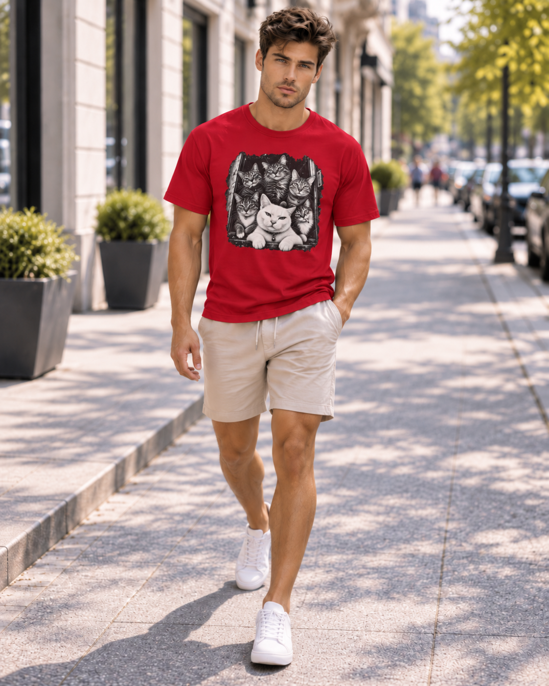 Catty Bunch Men's Graphic Tee