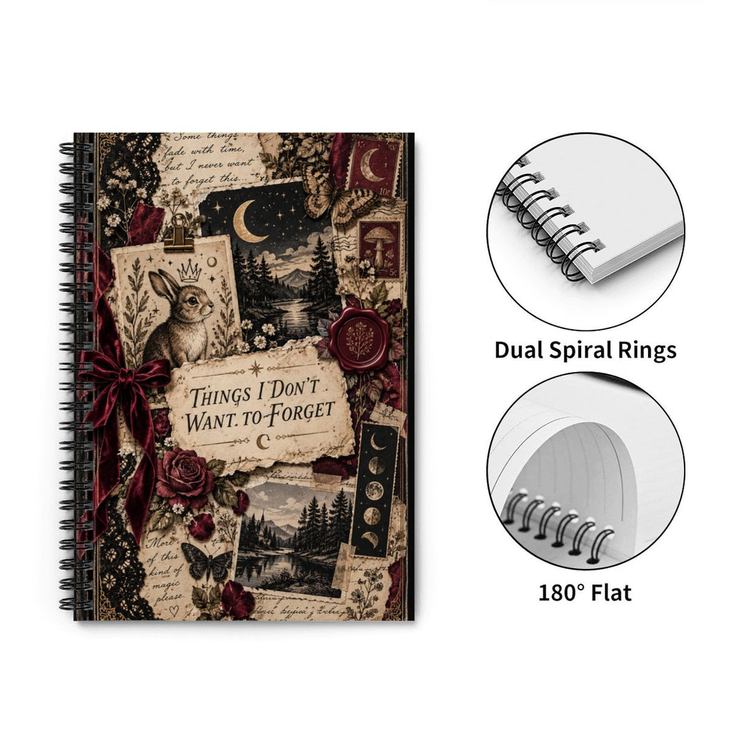 After Dark Thoughts Spiral Journal