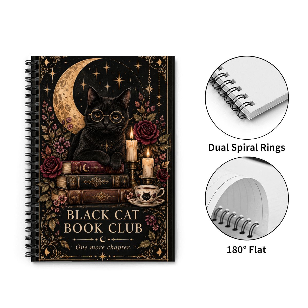 Velvet Thoughts Spiral Journal
