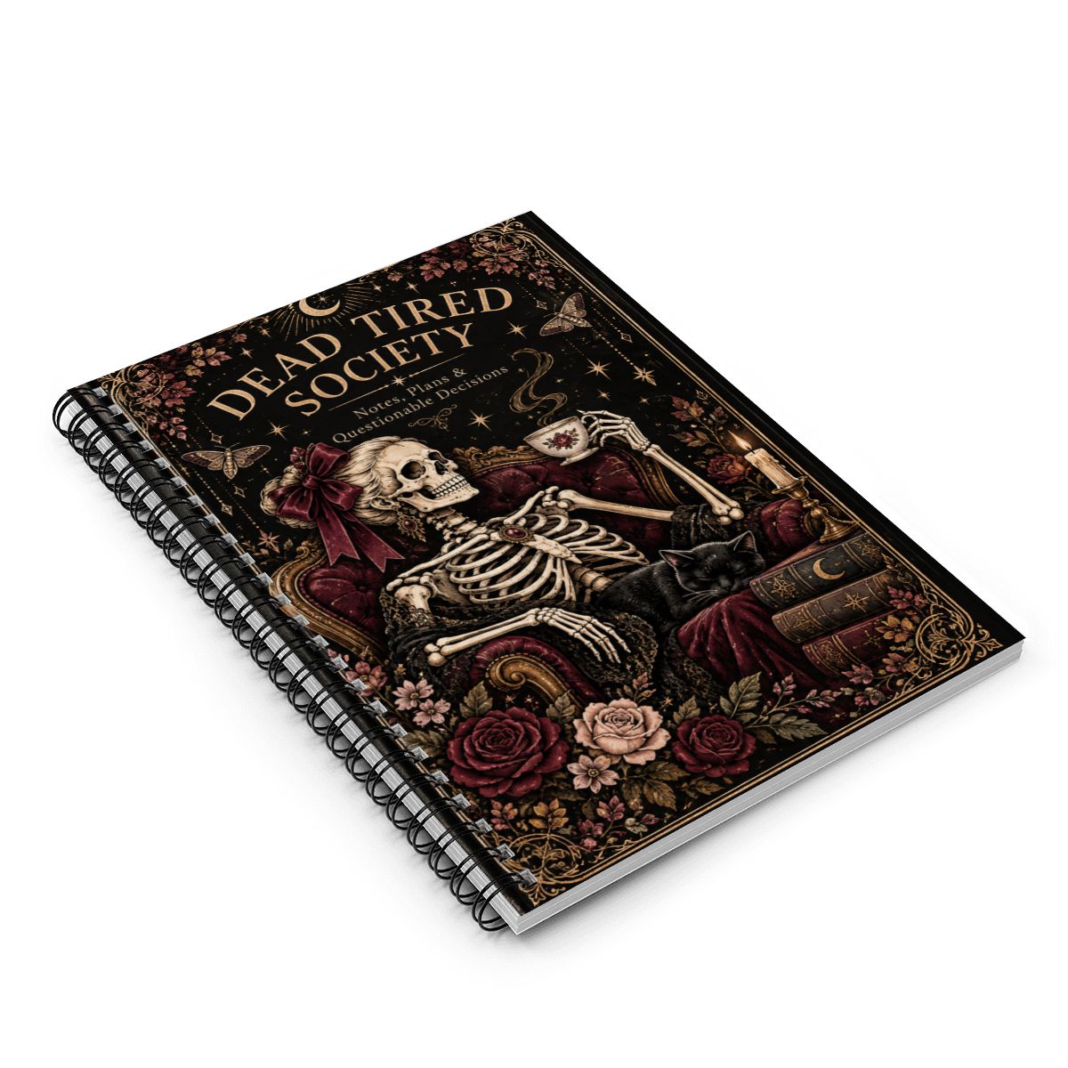 Dead Tired Society Spiral Journal