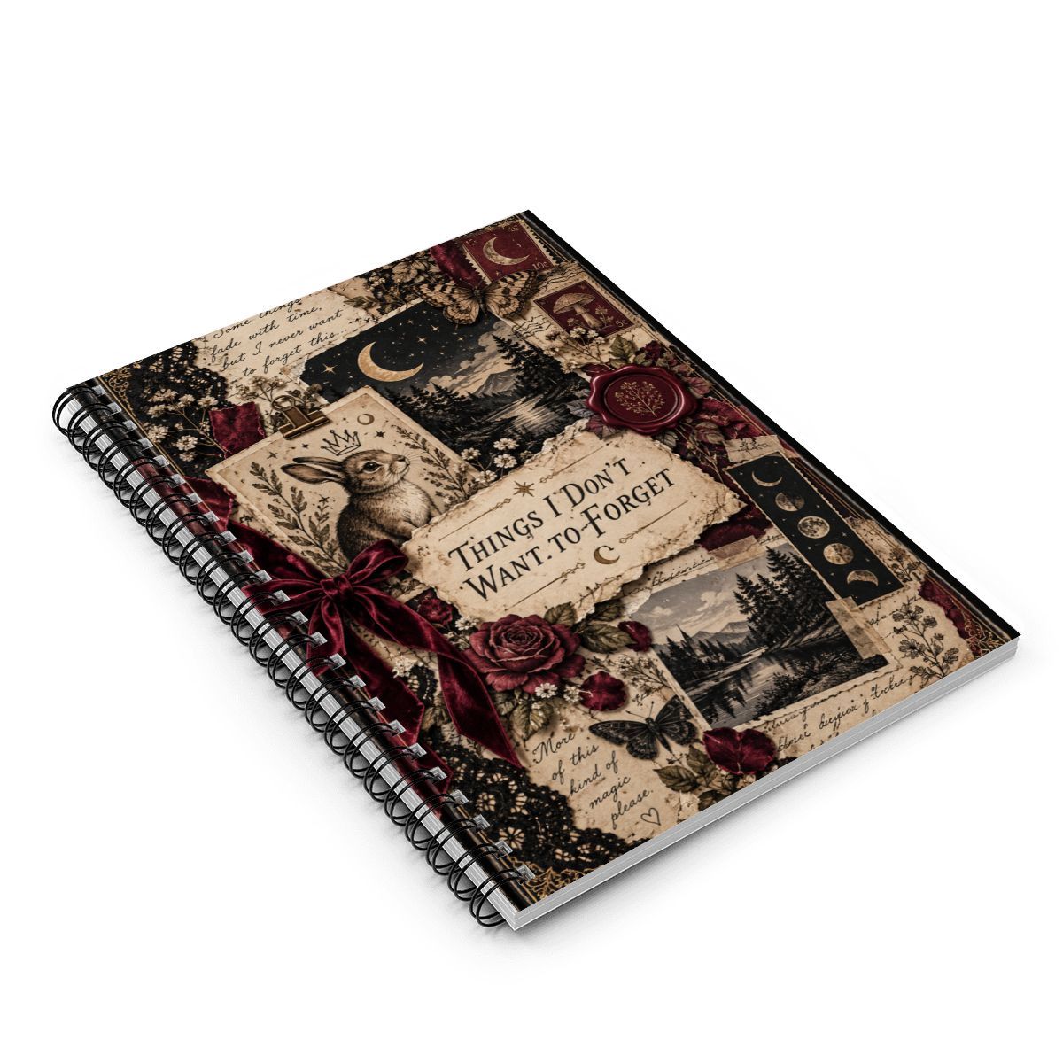 After Dark Thoughts Spiral Journal