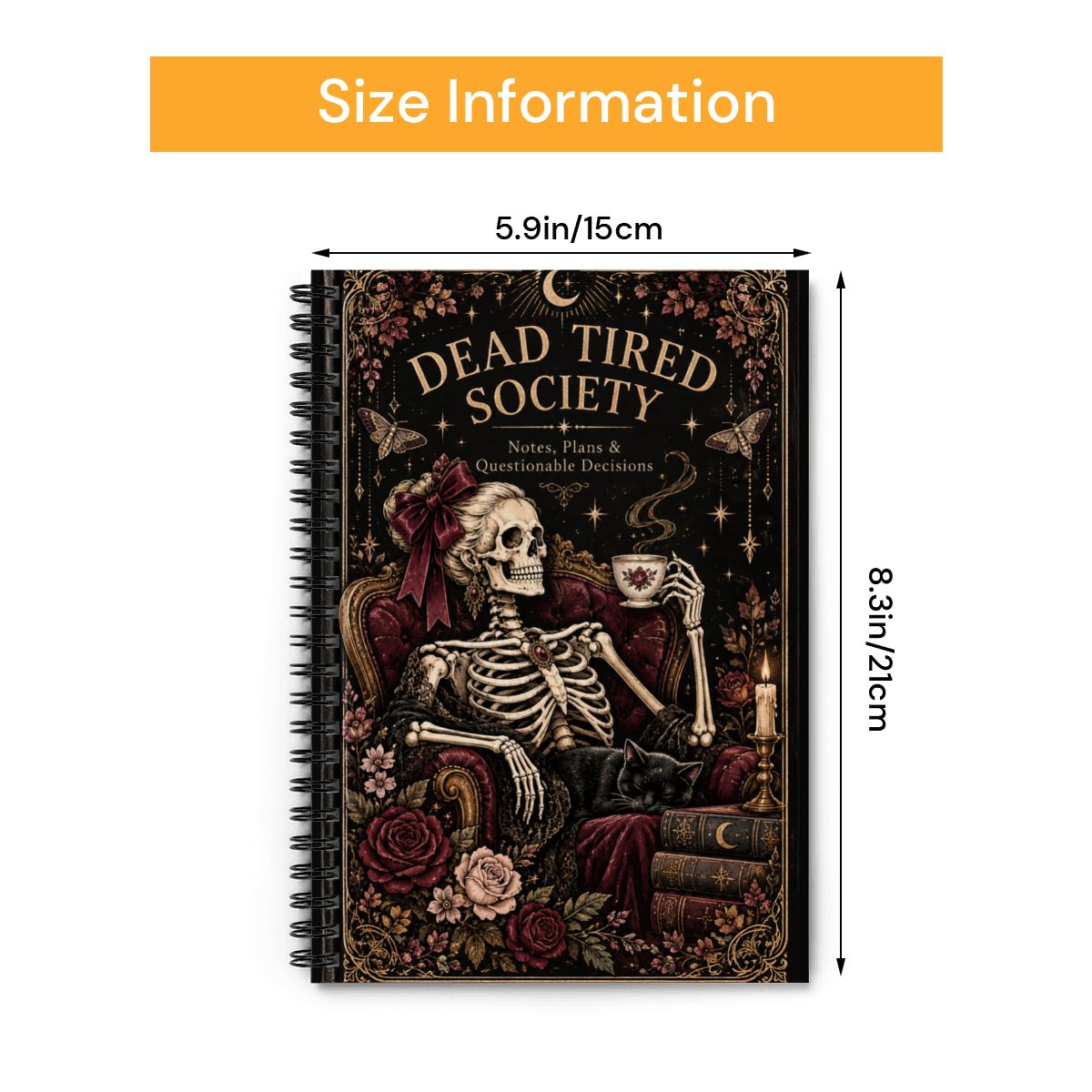 Dead Tired Society Spiral Journal