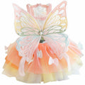 Dog Princess Dress Small Dogs Butterfly Costume Pet Girl Outfit XL Summer