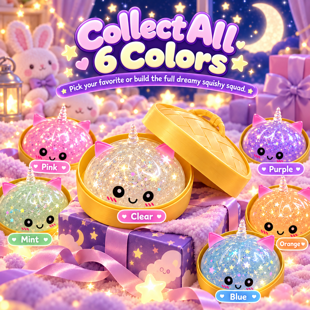 Kawaii Dumpling Decompression Squishy